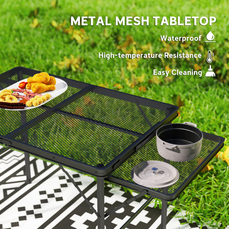 137cm Adjustable Folding Table