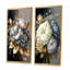 «Blue Blooming Bouquet V», 2 pièces sur toile-673799539-673799537