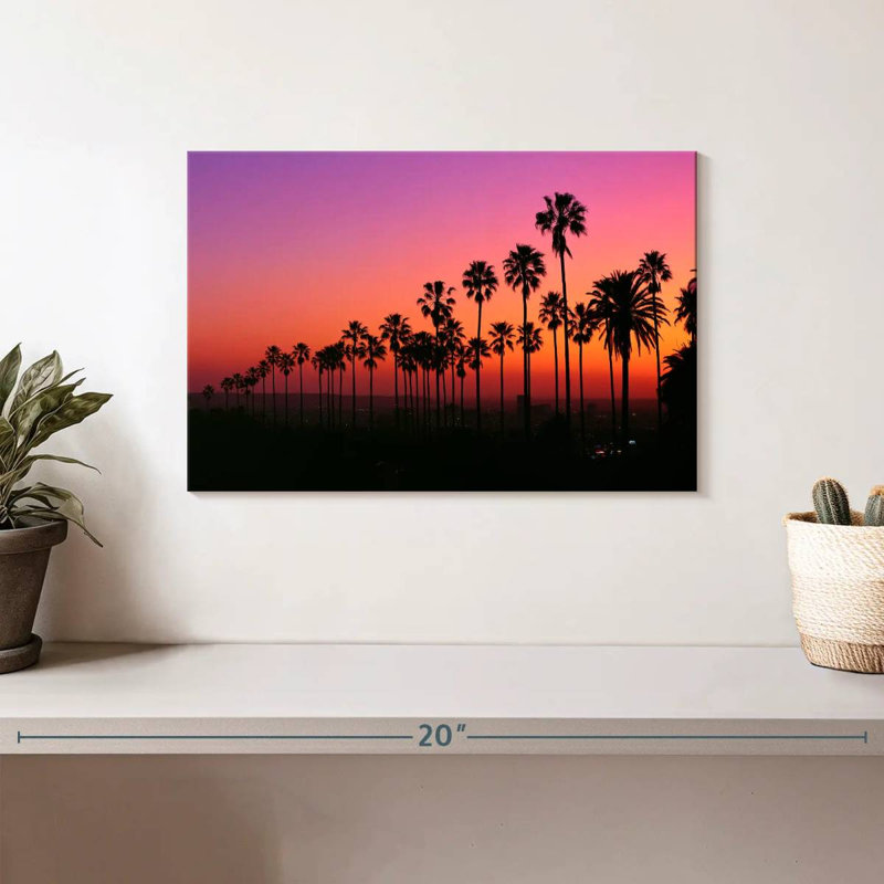 Harnek Los Angeles au crépuscule, H 8 po x l 12 po
