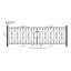 Uriegas Scroll Metal Driveway Gate 91cm High-135015472