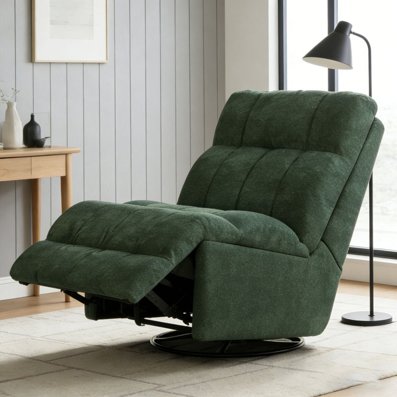 Fauteuil inclinable et pivotant à 360 °, Vert