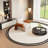 Curved negotiating sofa