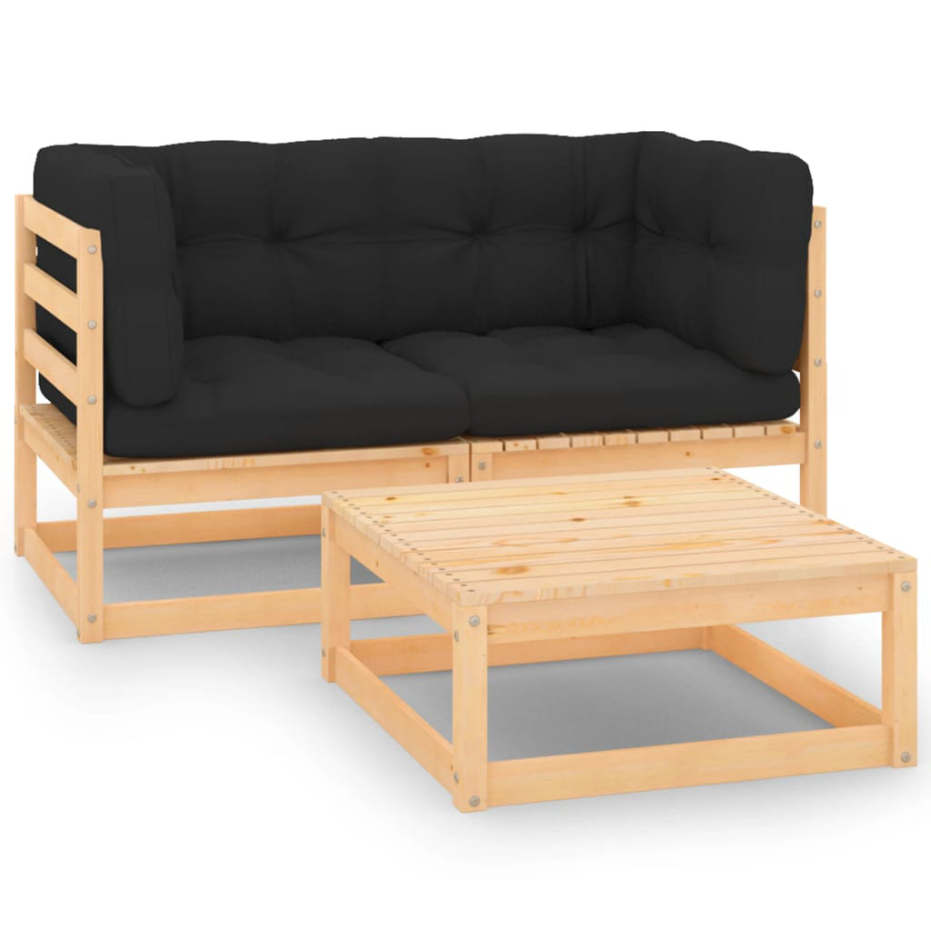 2-Sitzer Lounge-Set Klifton mit Polster