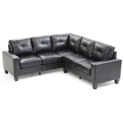 Newbury  Sectional, Black