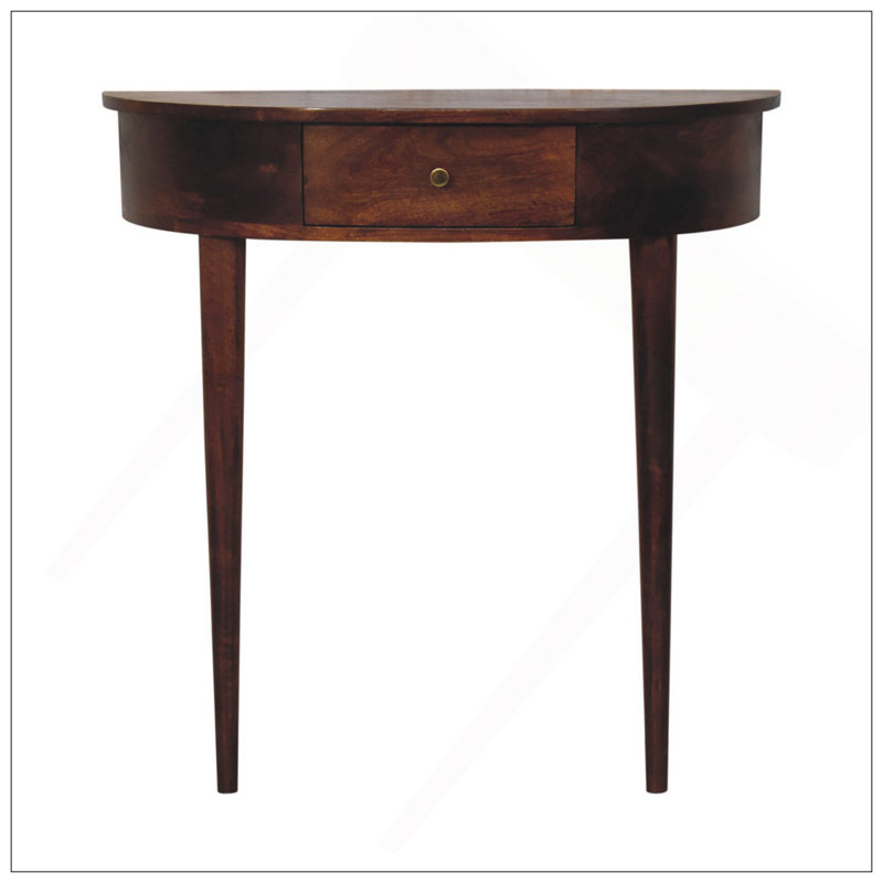 Backless Mounted Chestnut Console
