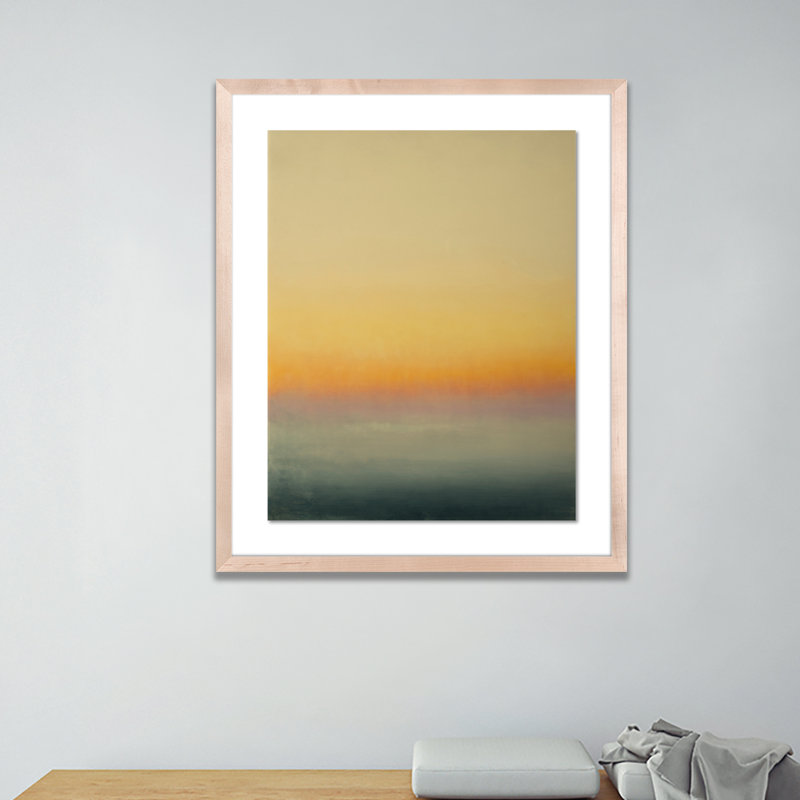 Risk Print by Ericka Wolf, Natural, 60" H x 49" W x 2.5" D