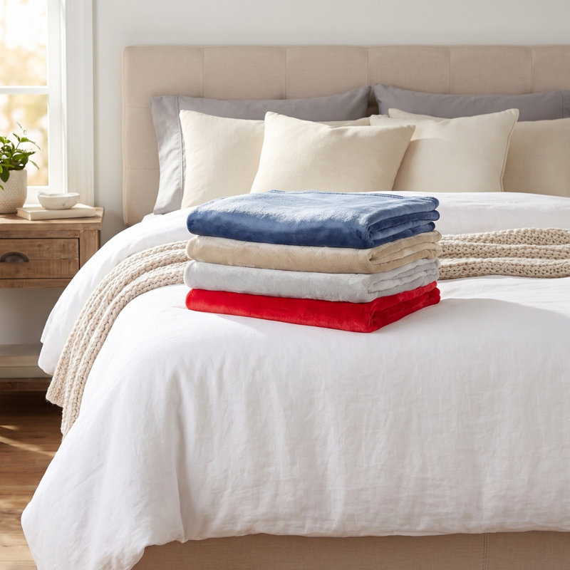 Jeté pour la décoration intérieure - Jeté en microfibre surdimensionné, léger et moelleux pour canapé, lit ou chaise et extra-chaud par Lavish Home