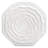 8" Textured Disc White Ceramic Vase-834438312