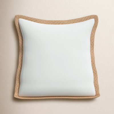 Camelia Cotton Reversible Throw Pillow