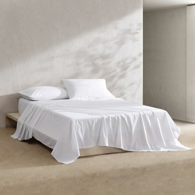 Calvin Klein Washed Cotton Percale Sheet Set
