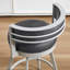 Tabouret de comptoir pivotant en cuir 26,6 po Ayala Rowan-1560870226