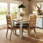 Daris 80cm Square Dining Table. Solid Oak.-352250447