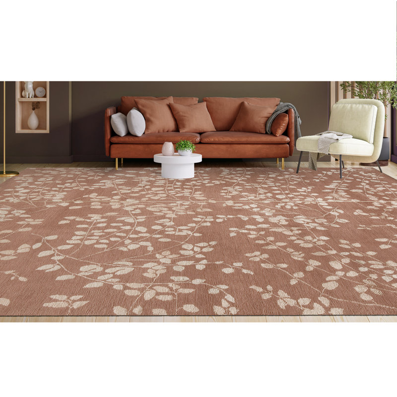 Floral Area Rug, Rectangle 10' x 14'