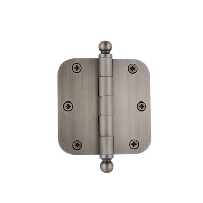 3.5'' x 3.5'' Brass Butt Bearing Hinge