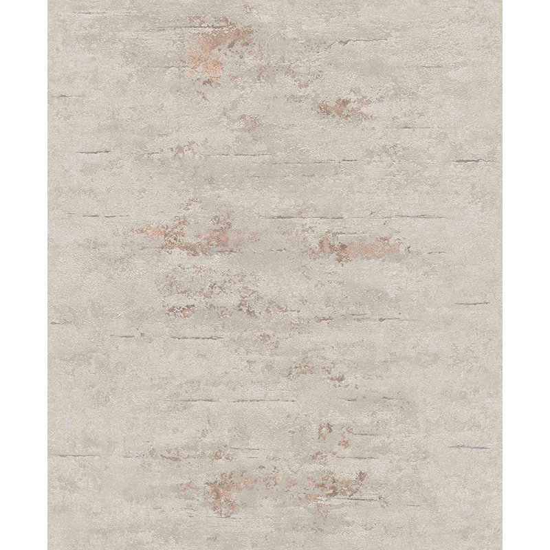 Orion 1.05m x 52cm Textured Matte Paste the Wall Wallpaper Roll, Grey