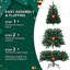 Arbre de Noël artificiel avec fil mémoire-535571728