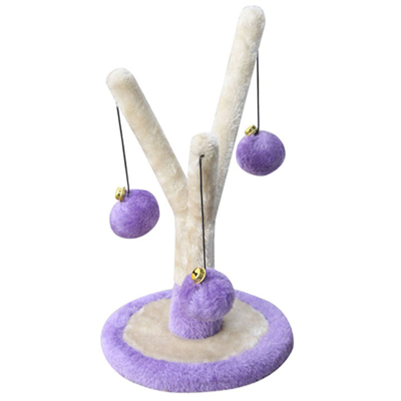 Plush Cat Tree Activity Center and Scratching Post