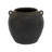 Charcoal/Gray 13" Indoor / Outdoor Earthenware Table Vase