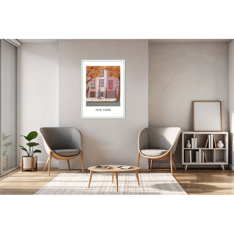 New York Travel Poster - Framed, Small