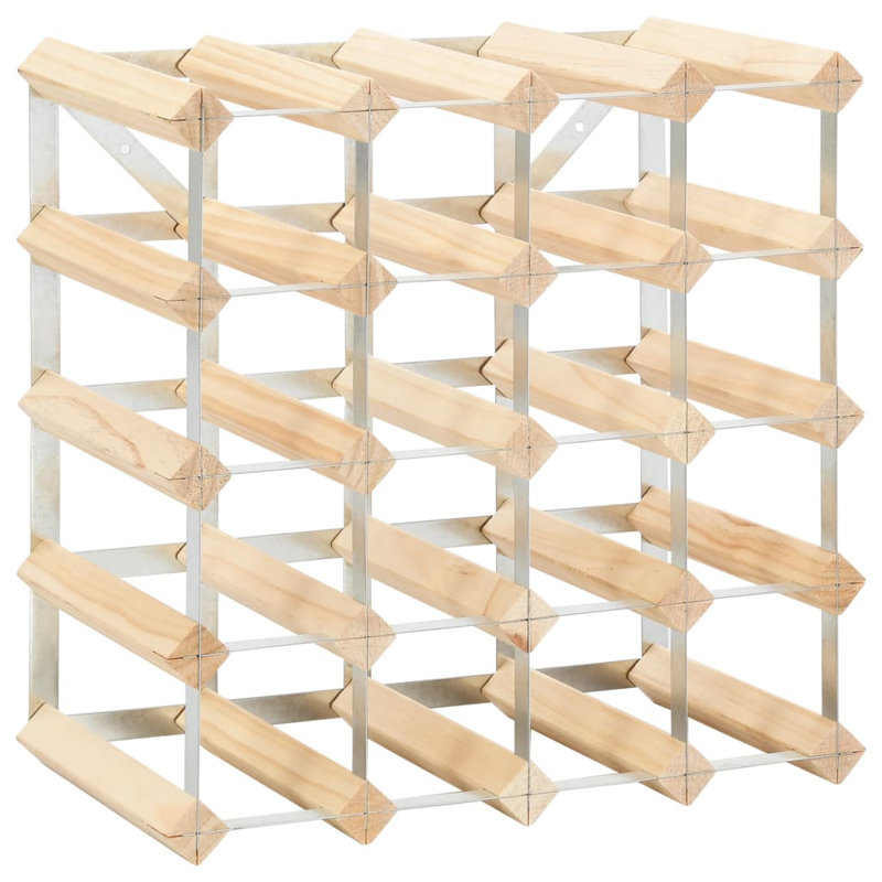 Cleo Wall Mounted Wine Bottle Rack, Natural