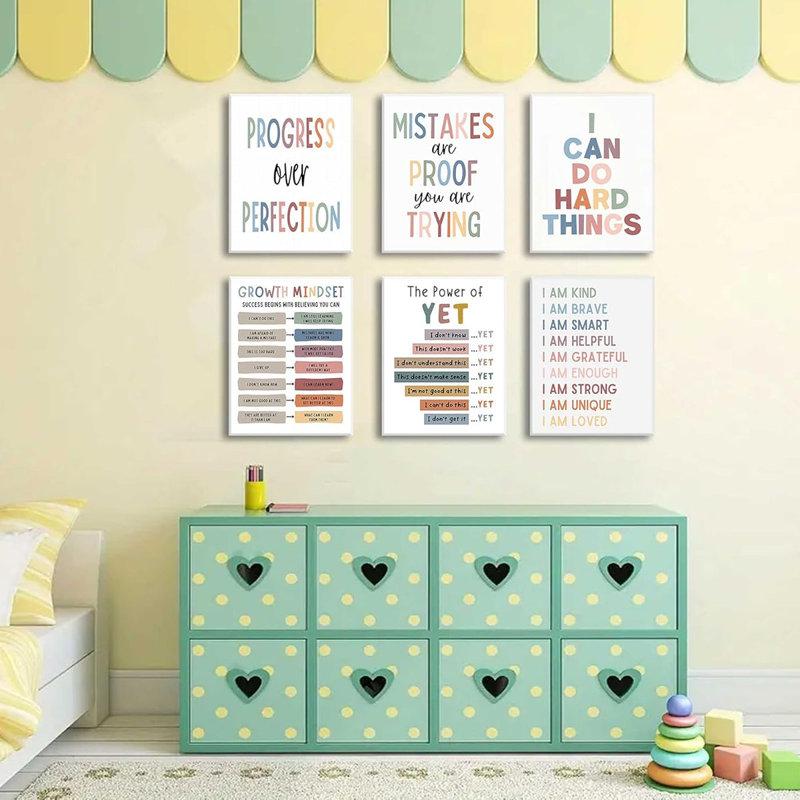6 Piece Wrapped Canvas Print
