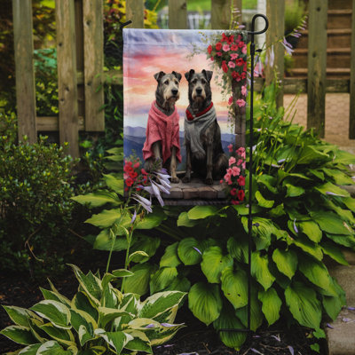 Drapeau pour chien double face en polyester H 15,5 po x l 11,25 po