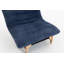 Fauteuil d'appoint simple sans accoudoirs CloudLoom avec tissu velours côtelé et dossier-132864806