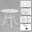 Table d'appoint en aluminium thermolaqué Reinna-111630939