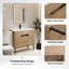Meuble-lavabo 36 po avec lavabo, rangement à fermeture en douceur et tablette réglable-2032472656