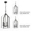 Luminaire suspendu 4 lumières Shannetta-88566794