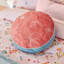 Peppermint Embroiderd Throw Pillow