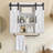 Bathroom Wall Cabinet Medicine Cabinet with Tower Bar and 2 Doors White