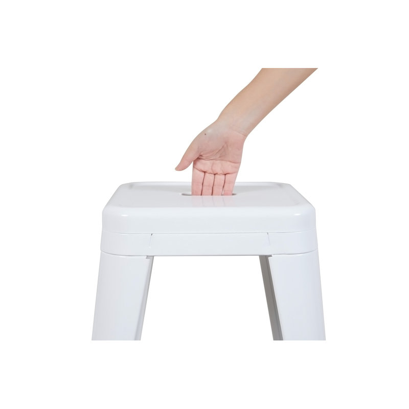 Tabouret à hauteur de comptoir 30 pouces, White, 2, 30