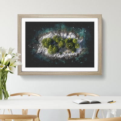 Island in Croatia - Picture Frame Painting