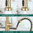 Single handle kitchen faucet with two pull-down water outlet modes-114501696