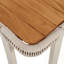 Table d'appoint en bois d'acacia avec corde et structure en métal naturel-950775765