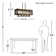 Frakes 5-Light Farmhouse Square/Rectangle Chandelier for Kitchen Island with Solid Wood Accent
