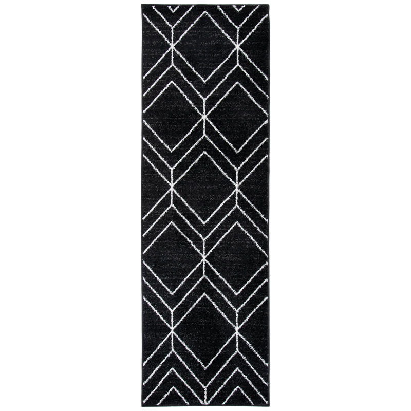 Tapis géométrique Convergent Performance, Tapis de couloir 2 pi 6 po x 10 pi
