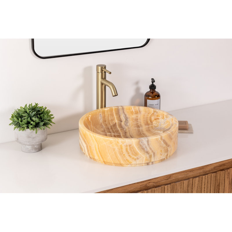 Lavabo vasque en pierre naturelle Mesa