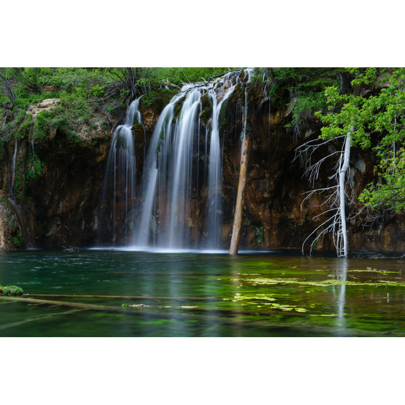 Hanging Lake Landscape - Wrapped Canvas Print, 30cm H x 46cm W x 3.8cm D