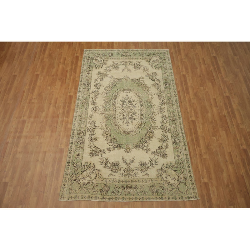 Tapis floral rétro 6 x 10