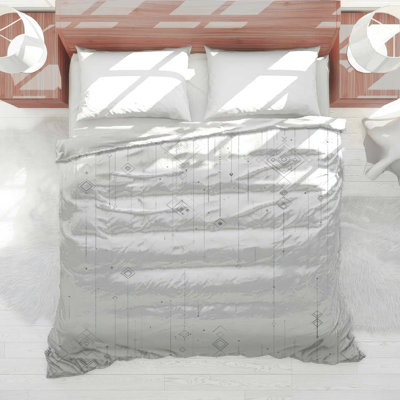 Geometric Shapes Bedding Abstract Comforter Minimalist
