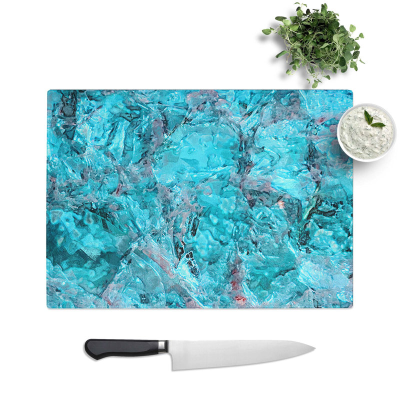 Tempered Glass Come Back to Me Chopping Board, 39 cm W x 28.5 cm L