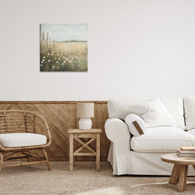 Daisy Dream Landscape Canvas, design by Petal Prints Design