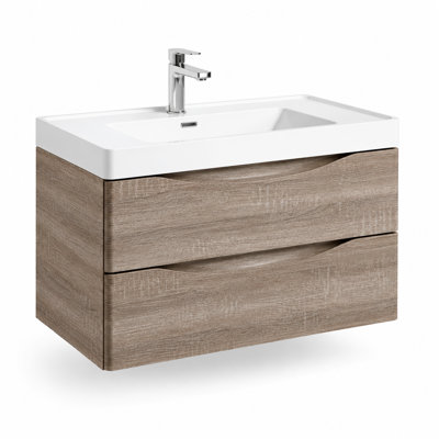 Stanhope 900mm Single Bathroom Vanity with Integrated Stone Basin