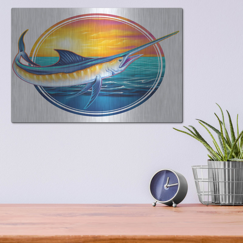 "Illustration Marlin" par Flyland Designs, H 12 po x l 16 po
