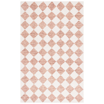 Ebony Hand Tufted Wool Pile Checkered Rug