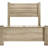 Weathered Oak Queen Bed With Scratch - Surface, Build, Bedroom Practicality Transitional Panel Color, Construction, Rustic Atmosphere Creation