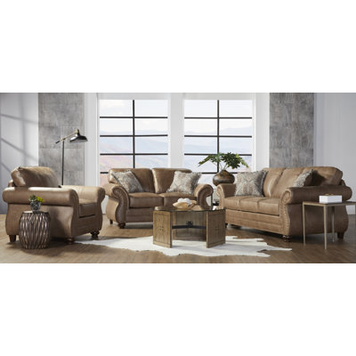 Macalla 3 Piece Living Room Set by Canora Grey