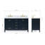 Meuble-lavabo double 60 po Cambridge-88398697-88398698